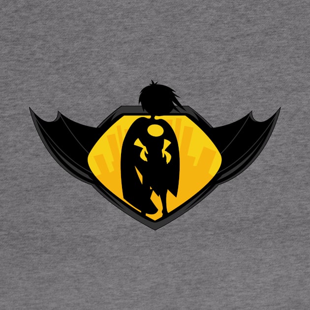 Heroic Superhero in Silhouette by markmurphycreative